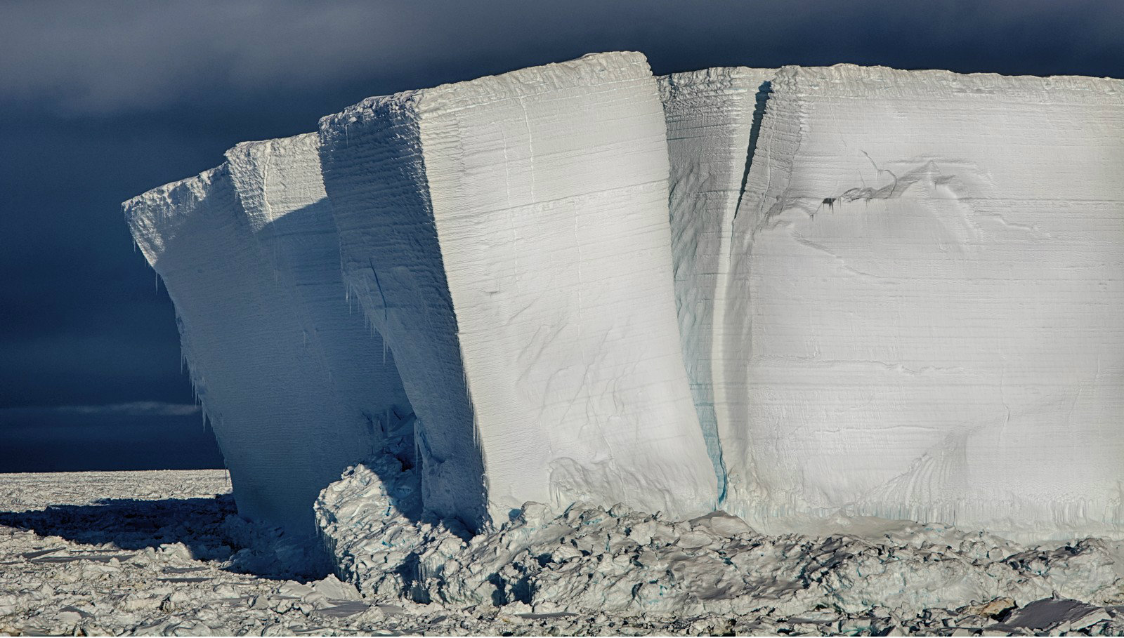 I segni dello scioglimento dell'Antartide