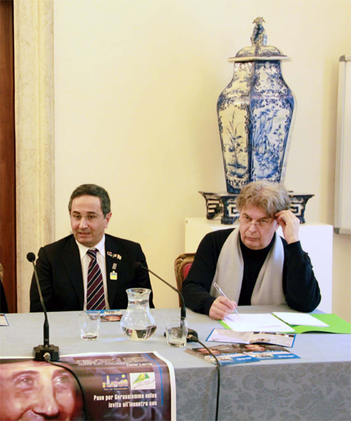 David Gerbi e Michele Nardelli alla conferenza stampa