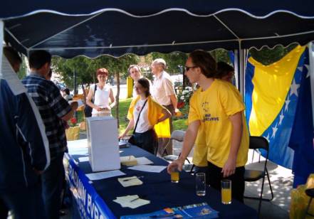 Prijedor, il voto per l'Europa