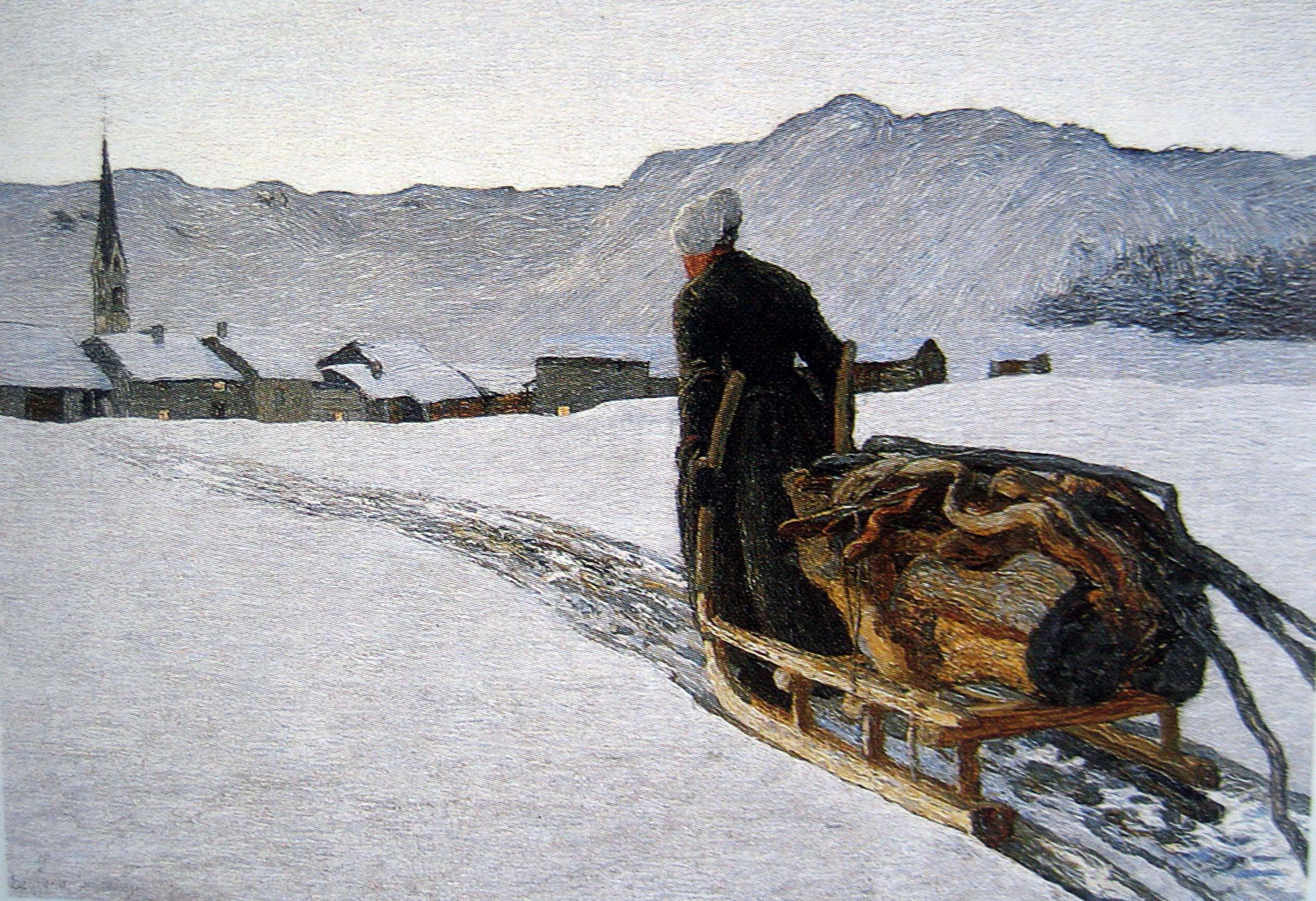 Giovanni Segantini, Ritorno dal bosco