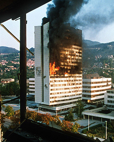 Sarajevo durante l'assedio