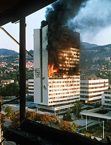 Sarajevo durante l'assedio