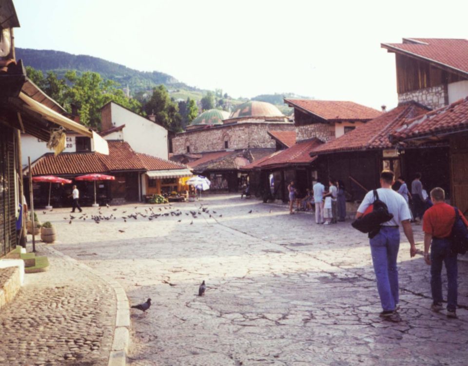 La città vecchia a Sarajevo