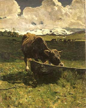 Giovanni Segantini, particolare