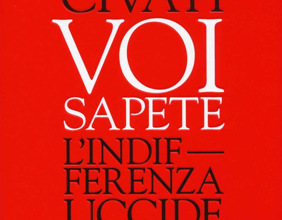 La prima di copertina del libro