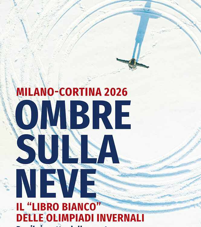 La copertina del libro di Luigi Casanova dedicato alle Olimpiadi invernali Milano-Cortina 2026 2026