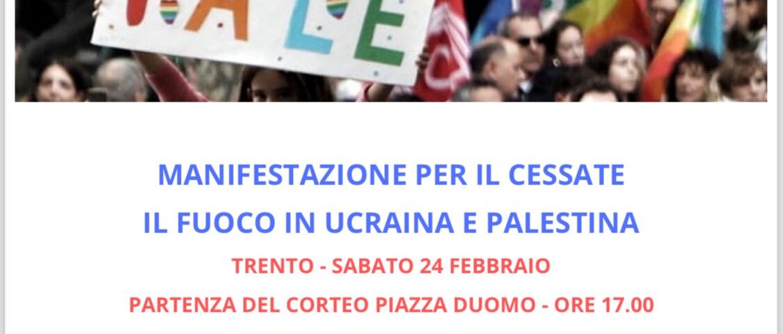 Il manifesto della fiaccolata