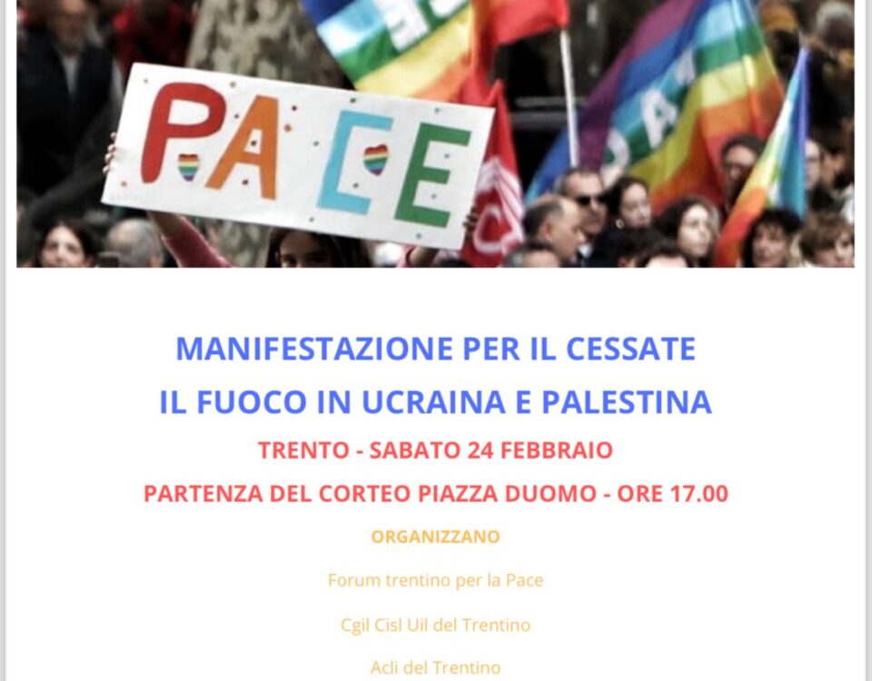 Il manifesto della fiaccolata