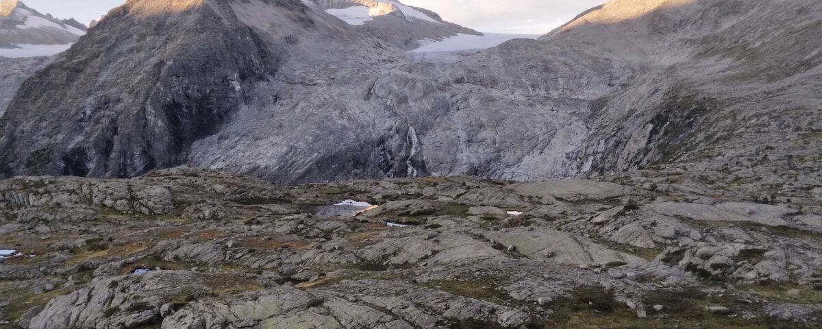 Il ghiacciaio del Mandrone (agosto 2023)