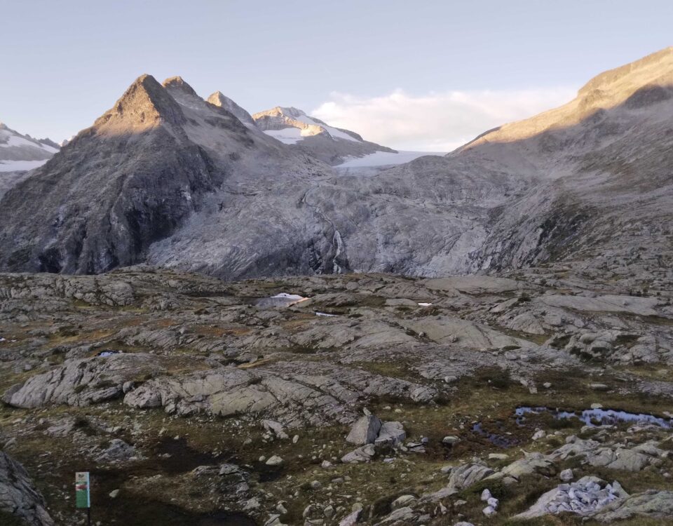 Il ghiacciaio del Mandrone (agosto 2023)
