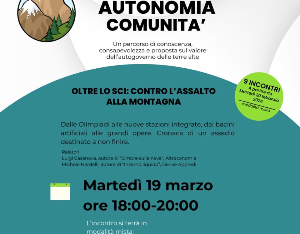 La locandina dell'evento