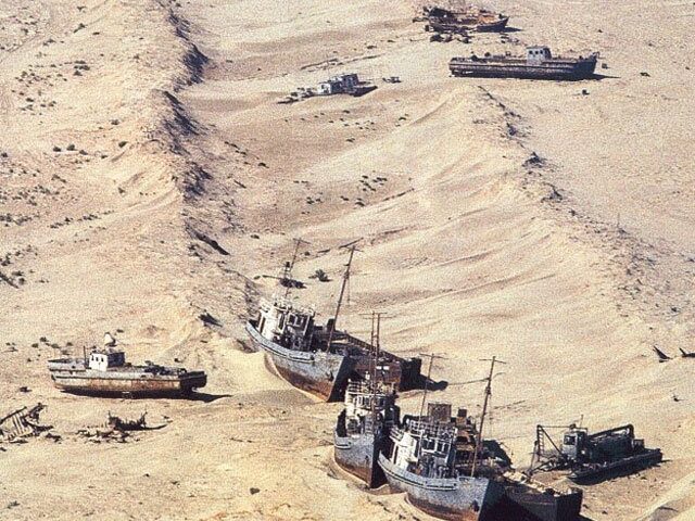 Quello che un tempo era il Mare d'Aral