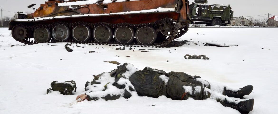 Un tank russo a Kharkiv in Ucraina nel febbraio del 2022 - Getty Images