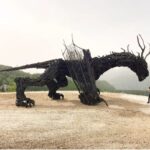Il nuovo drago Vaia, ricostruito con i resti del rogo del precedente