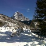 Il Monte Peralba, visto dalla Val Visdende. Un monte simbolico delle geografie ecosistemiche