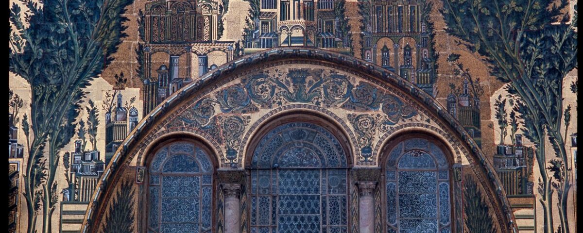 La moschea degli Omayyadi a Damasco