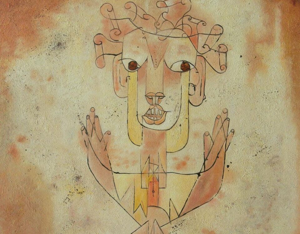 Paul Klee, Angelus Novus - particolare