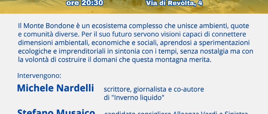 La locandina dell'incontro