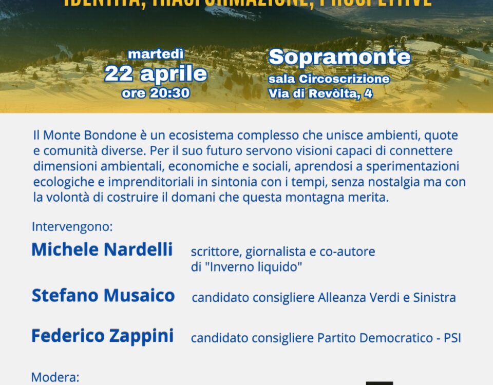 La locandina dell'incontro