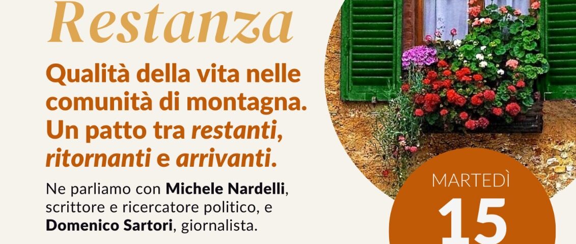 La locandina della serata