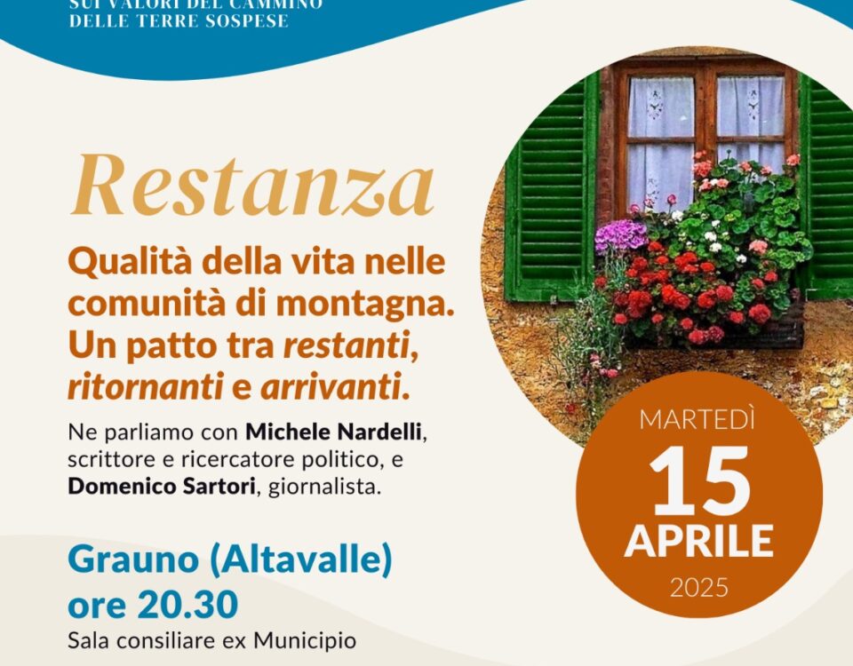 La locandina della serata