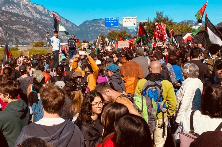 Manifestazione a Trento