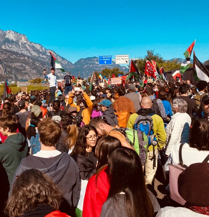 Manifestazione a Trento