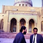 Ali Rashid e Franco Battiato a Baghdad nel dicembre 1992. Foto di Cesare Accetta