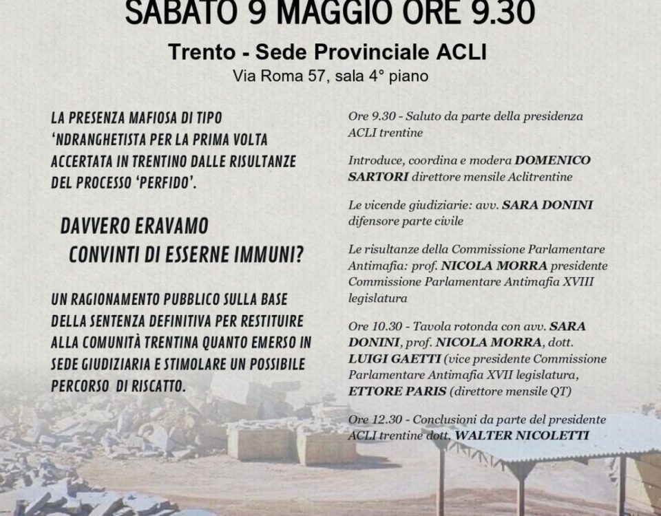 La locandina dell'evento